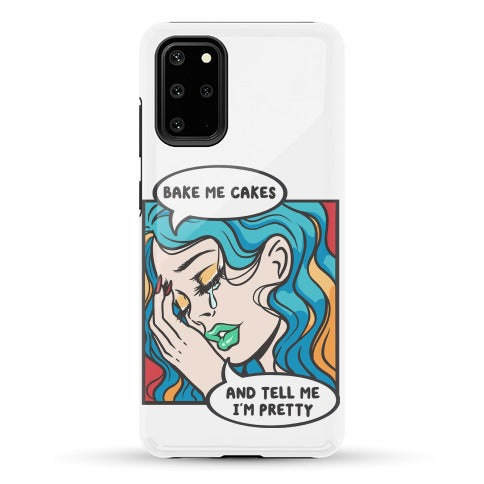 Bake Me Cakes And Tell Me I'm Pretty Comic Girl Phone Case
