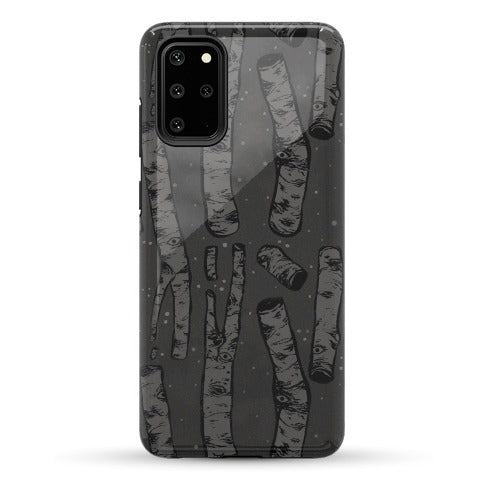 Birch Trees and Runes Phone Case