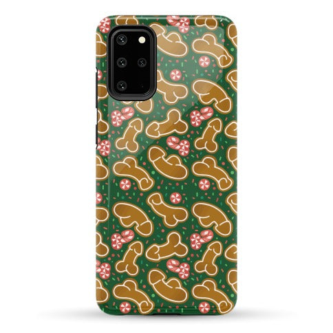 Gingerbread and Candy Cane Penises  Phone Case
