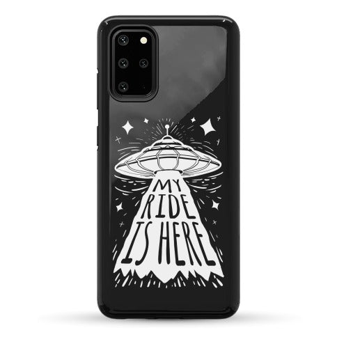 My ride Is Here Phone Case