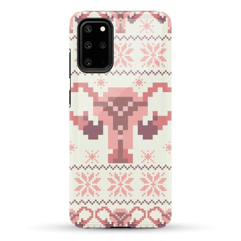 Uterus Sweater Pattern Phone Case