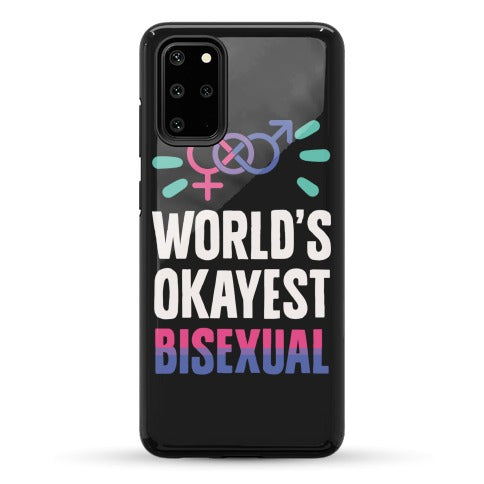 World's Okayest Bisexual Phone Case
