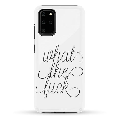 WTF Live Laugh Love Script Parody Phone Case