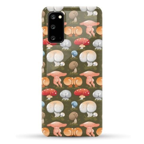Butt Mushroom Pattern Phone Case