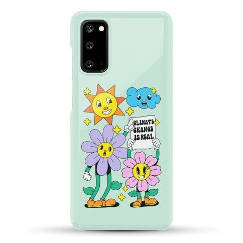 Climate Change Is Real Cartoon Phone Case
