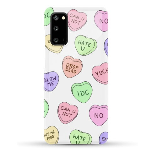 Conversation Hearts Phone Case