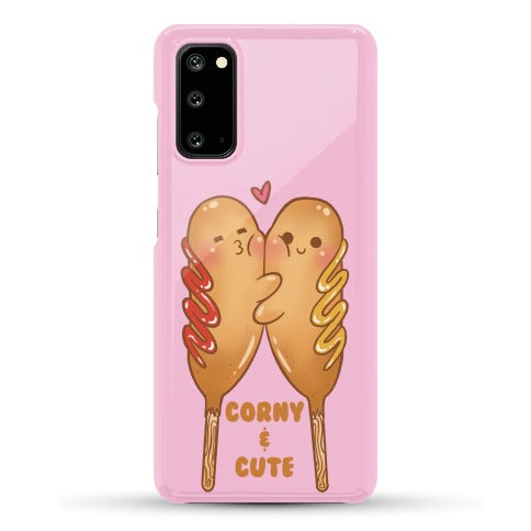 Corny and Cute (pink) Phone Case