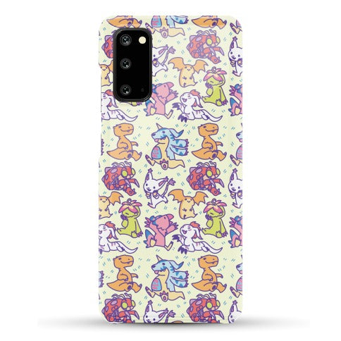 Digital Monsters Pattern Phone Case