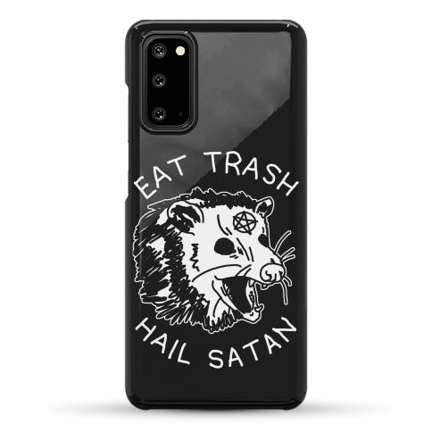 Eat Trash Hail Satan Possum Phone Case