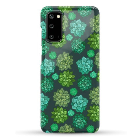 Green Succulent Pattern Phone Case