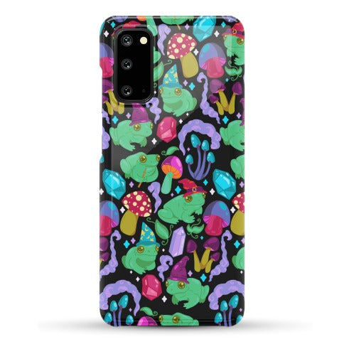 Magical Mushroom Frogs Pattern Phone Case