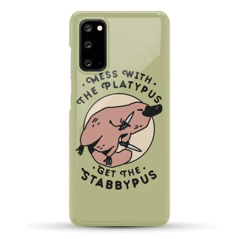 Mess With The Platypus Get the Stabbypus Phone Case
