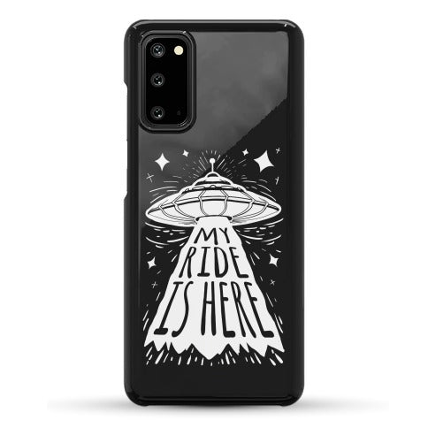 My ride Is Here Phone Case