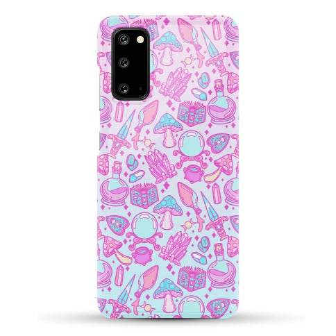 Pastel Goth Witch Pattern Phone Case