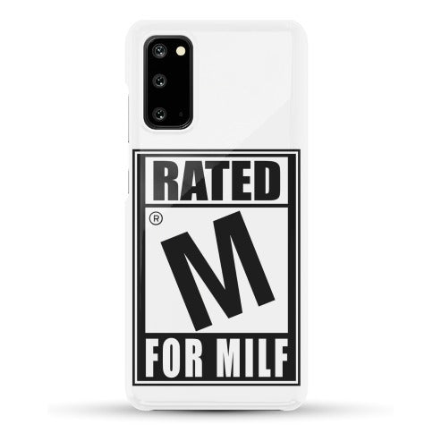 Rated M For Milf Parody Phone Case