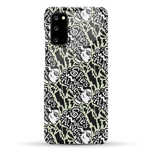 She's Alive Bride of Frankenstein Parody Phone Case