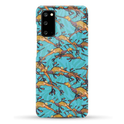Weedy Sea Dragon Nautical Pattern Phone Case