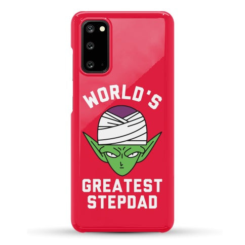 World's Greatest Stepdad Piccolo Parody Phone Case