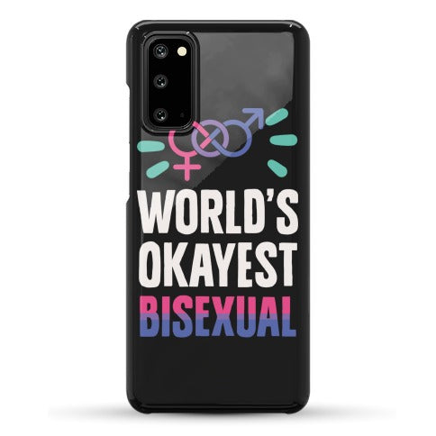 World's Okayest Bisexual Phone Case