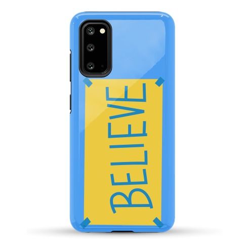 Believe Locker Room Poster Phone Case