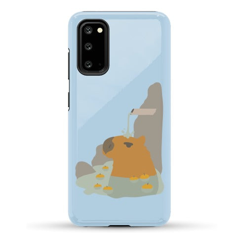 Capybara Hot Spring Phone Case