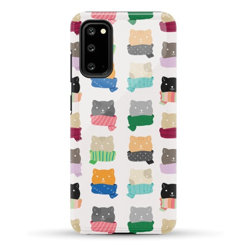 Cats In Scarfs Pattern Phone Case
