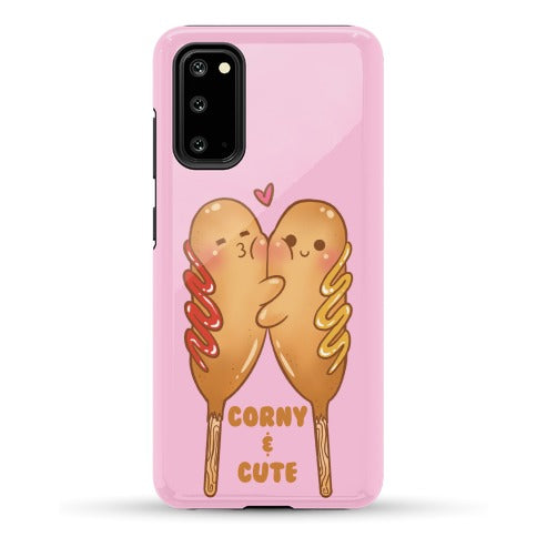 Corny and Cute (pink) Phone Case