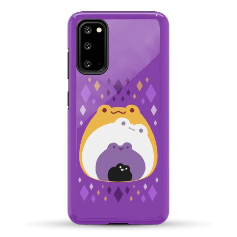 Frogs In Frogs In Frogs Nonbinary Pride Phone Case