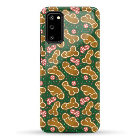 Gingerbread and Candy Cane Penises  Phone Case