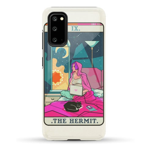 Hermit Tarot Card Phone Case