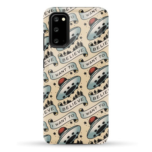 I Want to Believe (Old School Tattoo) Phone Case