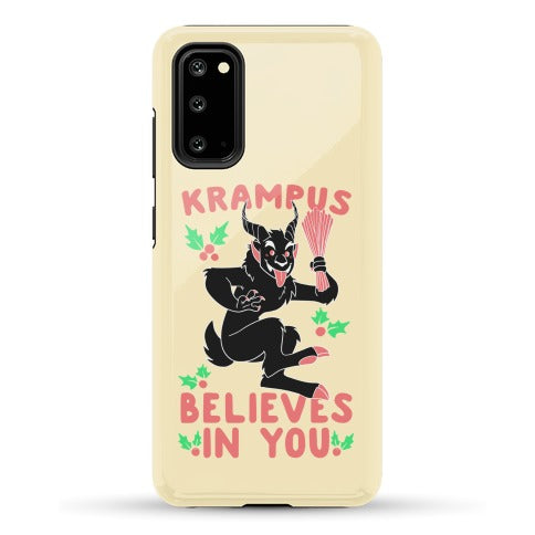 Krampus Believes in You Phone Case