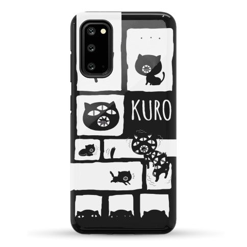 Kuro Cat Pattern Phone Case