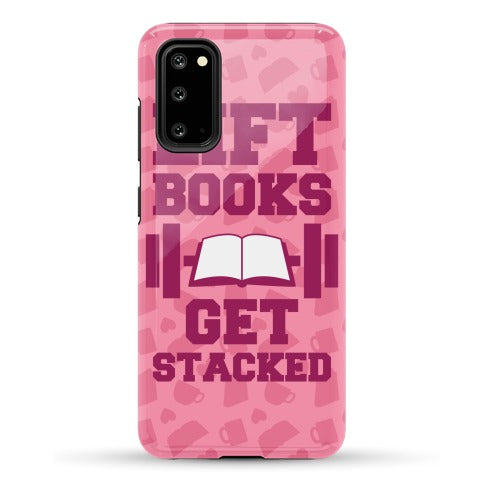 Lift Books, Get Stacked Phone Case