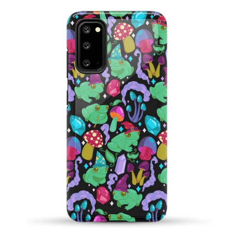 Magical Mushroom Frogs Pattern Phone Case