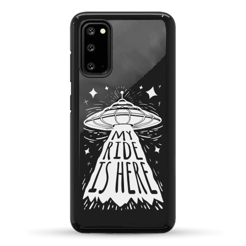 My ride Is Here Phone Case