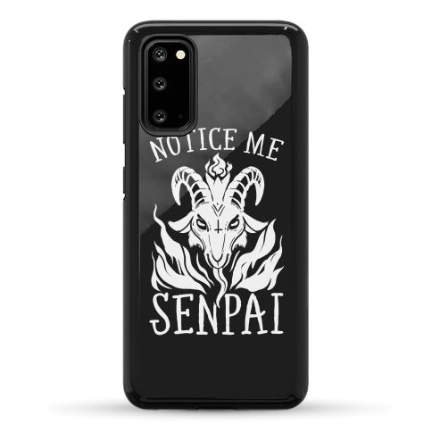 Notice Me Senpai! (Baphomet) Phone Case