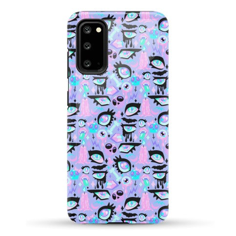 Pastel Goth Eyes Pattern Phone Case