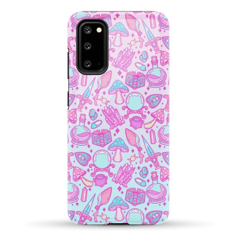 Pastel Goth Witch Pattern Phone Case