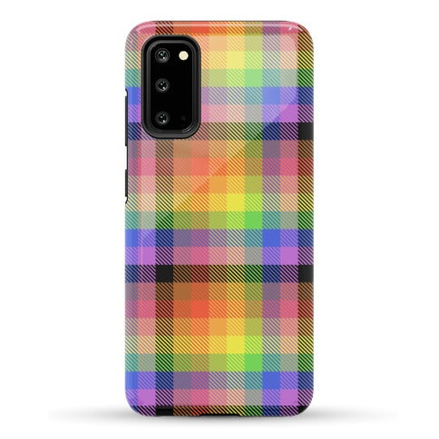 Pride Flag Plaid Phone Case