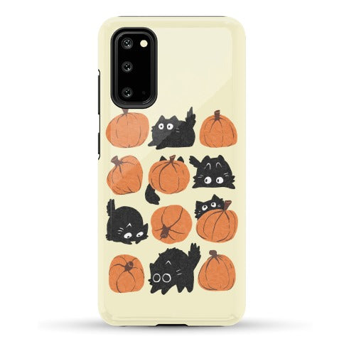Pumpkin Cats Phone Case