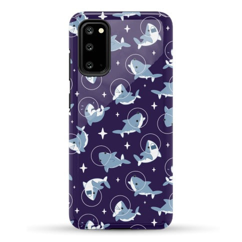 Space Shark Pattern Phone Case