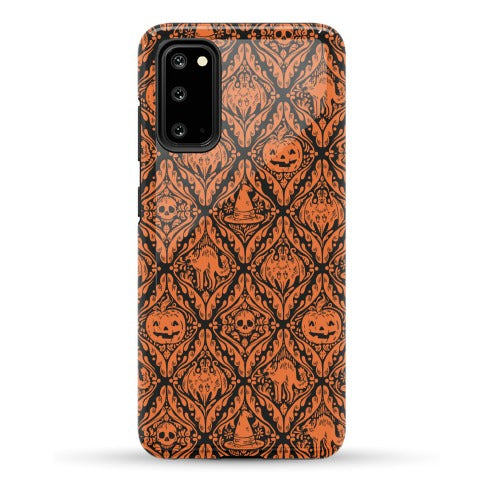 Spooky Vintage Halloween Pattern Phone Case