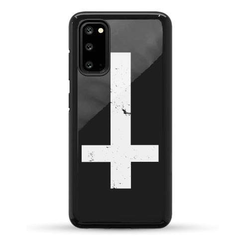 Upside Down Cross Phone Case