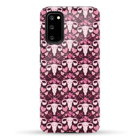 Uterus Pattern Phone Case