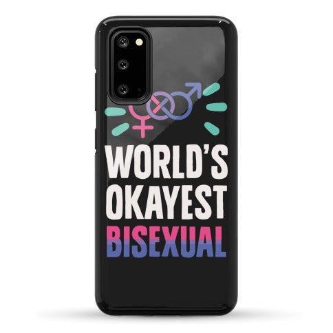 World's Okayest Bisexual Phone Case
