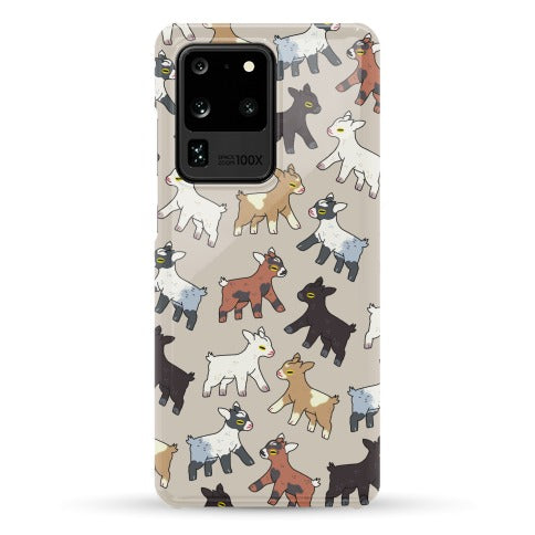 Baby Goats On Baby Goats Pattern Phone Case