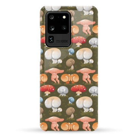 Butt Mushroom Pattern Phone Case