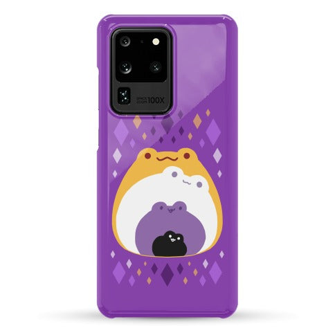 Frogs In Frogs In Frogs Nonbinary Pride Phone Case