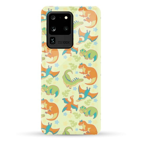 Funky Dinosaur Friends Pattern Phone Case